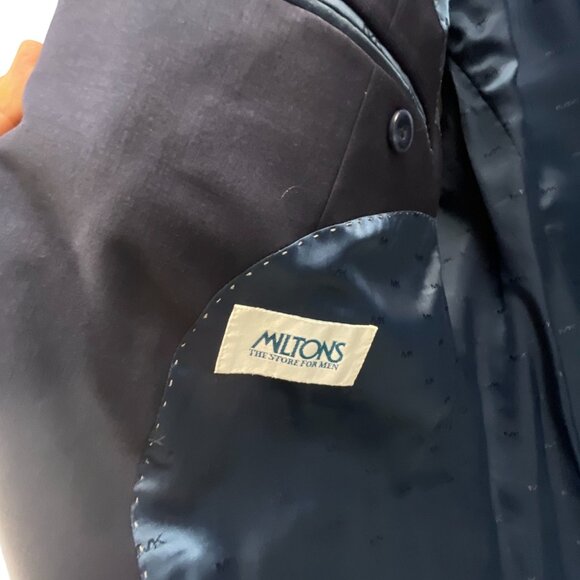 Michael Kors Blazer Jacket 50L Mens Black Wool Blend Business Career - Picture 6 of 9